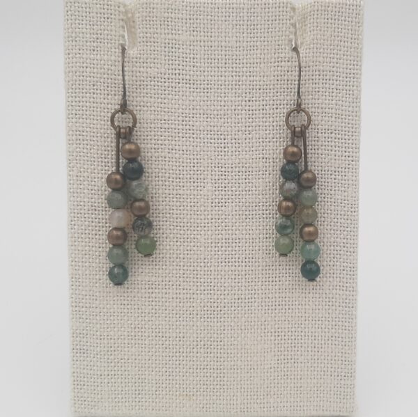 Fancy Jasper Double Dangle