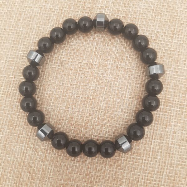 Black Obsidian & Hematite