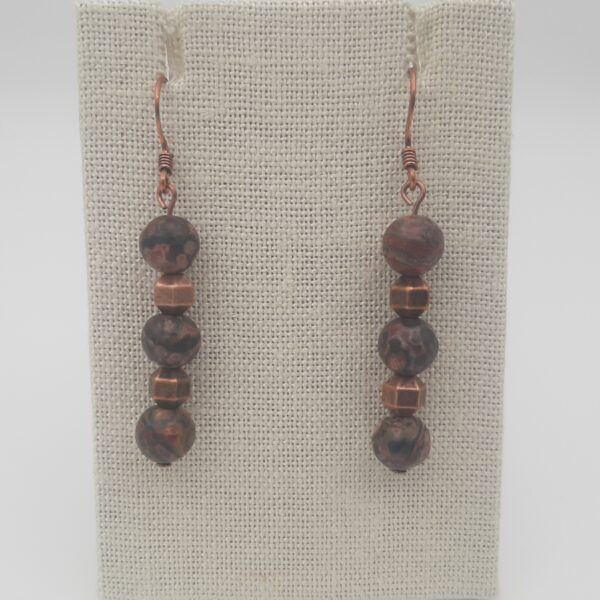 Leopard Jasper & Antique Copper